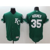 MLB Kansas City Royals 35 Eric Hosmer Green 2016 St. Patrick's Day Flexbase Majestic Baseball Men Jersey