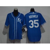 MLB Kansas City Royals 35 Eric Hosmer Navy Blue KC Stitched Majestic Cool Base Men Jersey