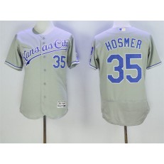 MLB Kansas City Royals 35 Eric Hosmer Retired Gray Road 2016 Majestic Baseball JerseyProgram FlexBase Men Jersey