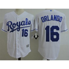 MLB Kansas City Royals Coach 16 Bo Jackson White Home Cool Base Baseball Men Jersey