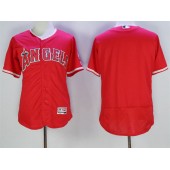 MLB LA Angels Of Anaheim Blank Red Flexbase 2016 Player Men Jersey