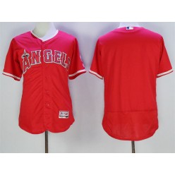 MLB LA Angels Of Anaheim Blank Red Flexbase 2016 Player Men Jersey