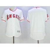 MLB LA Angels Of Anaheim Blank White Flexbase 2016 Player Men Jersey