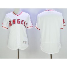 MLB LA Angels Of Anaheim Blank White Flexbase 2016 Player Men Jersey