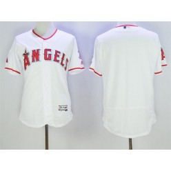 MLB LA Angels Of Anaheim Blank White Flexbase 2016 Player Men Jersey