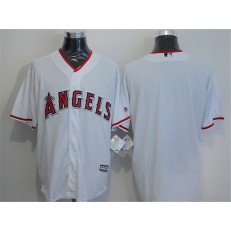 MLB LA Angels of Anaheim Blank White Home Stitched Majestic Cool Base Men Jersey