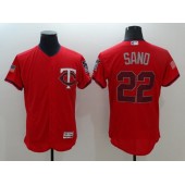 MLB Minnesota Twins 22 Miguel Sano Red Fashion Stars & Stripes 2016 Flexbase Independence Day Men Jersey