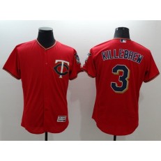 MLB Minnesota Twins 3 Harmon Killebrew Red 2016 Flexbase Majestic Baseball Men Jersey