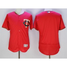 MLB Minnesota Twins Blank Red 2016 Flexbase Majestic Baseball Men Jersey