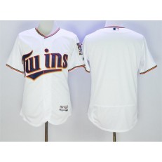 MLB Minnesota Twins Blank White Home 2016 Flexbase Majestic Baseball Men Jersey