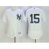 MLB New York Yankees 15 Thurman Munson White 2016 Flexbase Majestic Baseball Men Jersey