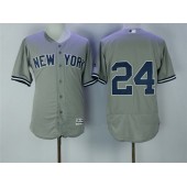 MLB New York Yankees 24 Gary Sanchez Home Gray 2016 Flexbase Majestic Baseball Men Jersey