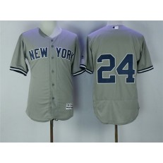 MLB New York Yankees 24 Gary Sanchez Home Gray 2016 Flexbase Majestic Baseball Men Jersey
