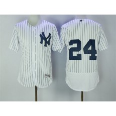 MLB New York Yankees 24 Gary Sanchez Home White 2016 Flexbase Majestic Baseball Men Jersey