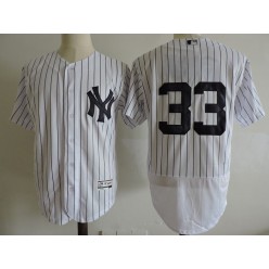 MLB New York Yankees 33 Greg Bird Retired White 2016 Flexbase Majestic Baseball Men Jersey