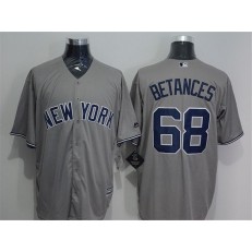 MLB New York Yankees 68 Dellin Betances Grey New Cool Base Stitched Men Jersey