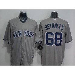 MLB New York Yankees 68 Dellin Betances Grey New Cool Base Stitched Men Jersey