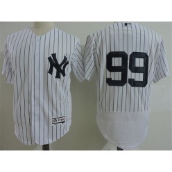 MLB New York Yankees 99 Aaron Judge Retired White 2016 Flexbase Majestic Baseball Men Jersey