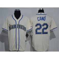 MLB Seattle Mariners 22 Robinson Cano Cream New Cool Base Stitched Men Jersey