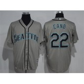 MLB Seattle Mariners 22 Robinson Cano Grey New Cool Base Stitched Men Jersey