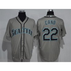 MLB Seattle Mariners 22 Robinson Cano Grey New Cool Base Stitched Men Jersey