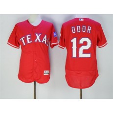 MLB Texas Rangers 12 Rougned Odor Red 2016 Flexbase Majestic Baseball Men Jersey