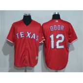 MLB Texas Rangers 12 Rougned Odor Red New Cool Base Stitched Baseball Men Jersey