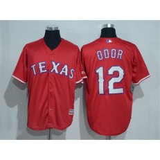 MLB Texas Rangers 12 Rougned Odor Red New Cool Base Stitched Baseball Men Jersey