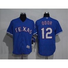MLB Texas Rangers 12 Rougned Odor Retired Royal Blue 2016 Flexbase Stitched Baseball Men Jersey