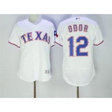 MLB Texas Rangers 12 Rougned Odor White Home 2016 Flexbase Majestic Baseball Men Jersey