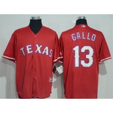 MLB Texas Rangers 13 Joey Gallo Red New Cool Base Stitched Baseball Men Jersey