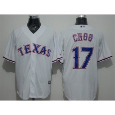 MLB Texas Rangers 17 Shin-Soo Choo White New Cool Base Stitched Men Jersey