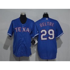 MLB Texas Rangers 29 Adrian Beltre Blue New Cool Base Men Jersey