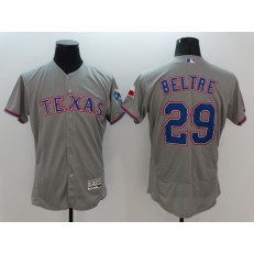 MLB Texas Rangers 29 Adrian Beltre Gray 2016 Flexbase Men Jersey