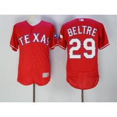 MLB Texas Rangers 29 Adrian Beltre Red 2016 Flexbase Majestic Baseball Men Jersey