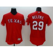 MLB Texas Rangers 29 Adrian Beltre Red Flexbase Authentic Collection Stitched Men Jersey