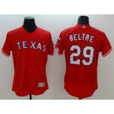 MLB Texas Rangers 29 Adrian Beltre Red Flexbase Authentic Collection Stitched Men Jersey