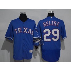 MLB Texas Rangers 29 Adrian Beltre Retired Royal Blue 2016 Flexbase Stitched Baseball Men Jersey