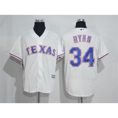 MLB Texas Rangers 34 Nolan Ryan White New Cool Base Stitched Men Jersey