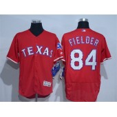 MLB Texas Rangers 84 Prince Fielder Red 2016 Flexbase Stitched Baseball Men Jersey