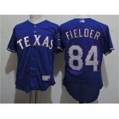 MLB Texas Rangers 84 Prince Fielder Royal Blue 2016 Flexbase Majestic Baseball Men Jersey