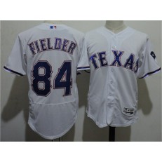MLB Texas Rangers 84 Prince Fielder White Home 2016 Flexbase Majestic Baseball Men Jersey