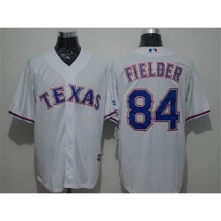 MLB Texas Rangers 84 Prince Fielder White New Cool Base Stitched Men Jersey