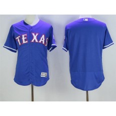 MLB Texas Rangers Blank Blue 2016 Flexbase Majestic Baseball Men Jersey