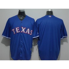 MLB Texas Rangers Blank Blue New Cool Base Men Jersey