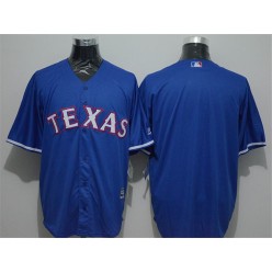 MLB Texas Rangers Blank Blue New Cool Base Men Jersey