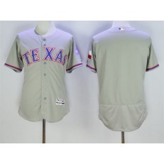 MLB Texas Rangers Blank Gray 2016 Flexbase Majestic Baseball Men Jersey