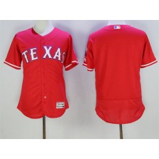 MLB Texas Rangers Blank Red 2016 Flexbase Majestic Baseball Men Jersey