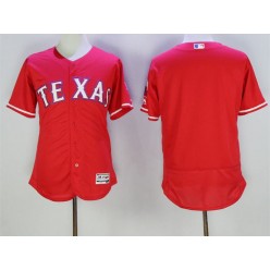 MLB Texas Rangers Blank Red 2016 Flexbase Majestic Baseball Men Jersey