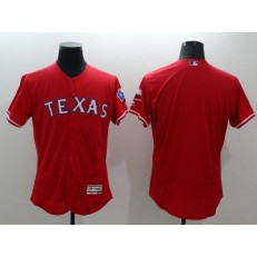 MLB Texas Rangers Blank Red Flexbase Authentic Collection Stitched Men Jersey